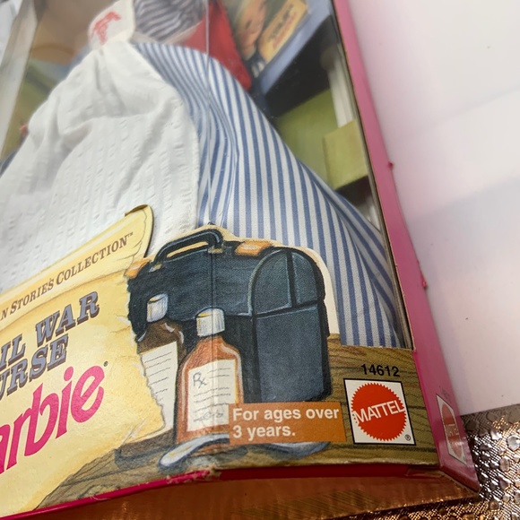 Vintage 1995 Civil War Nurse Barbie American Stories Collection Barbie Sealed - Picture 7 of 13